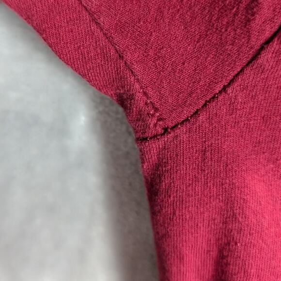 Razorbacks Shirt Mens Large Red Woo Pig Sooie Hogs Arkansas Football Basketball - Picture 5 of 7